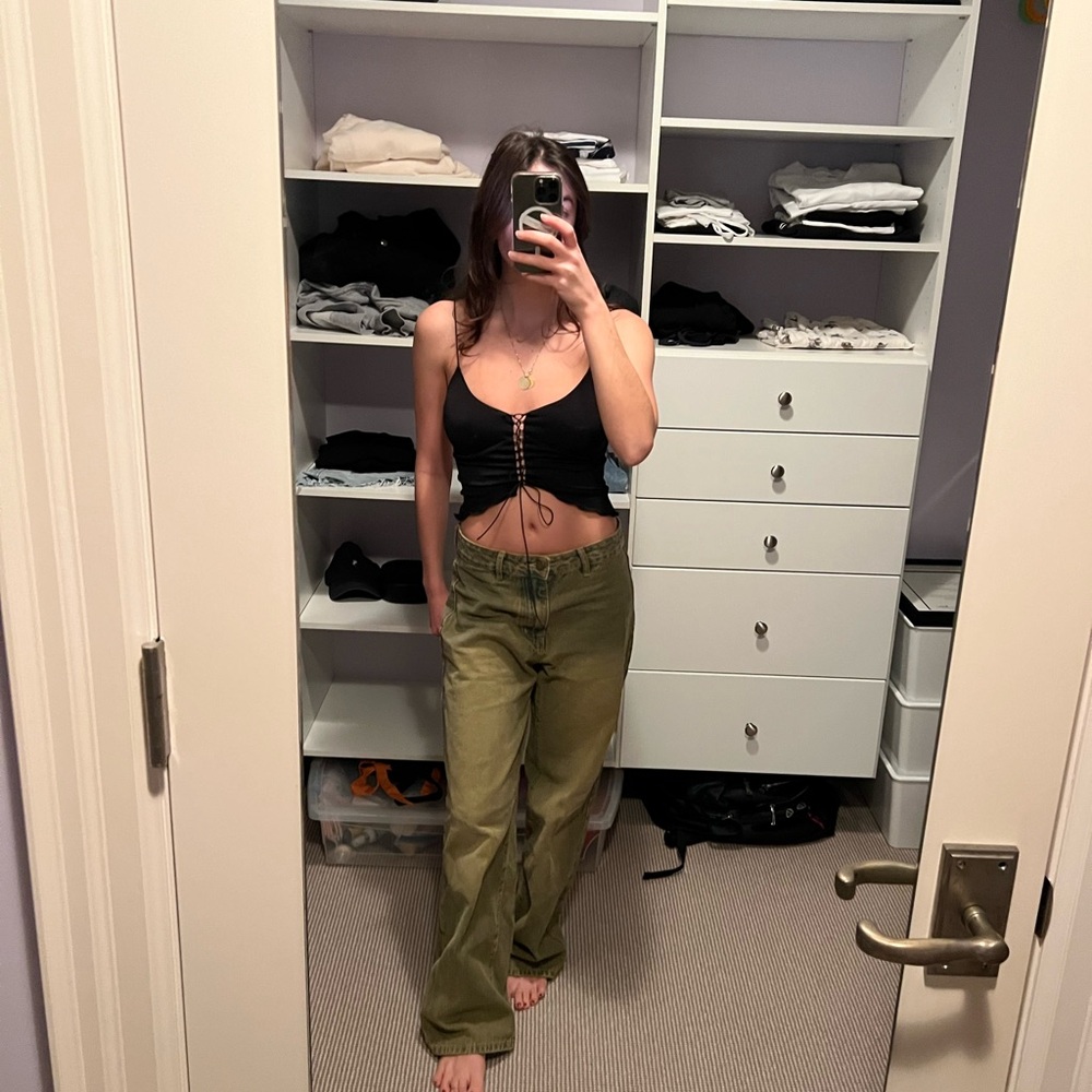 I am gia lace up top